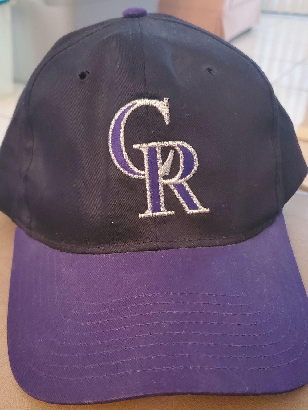 Genuine Merchandise Black and Purple Colorado Rockies Cap